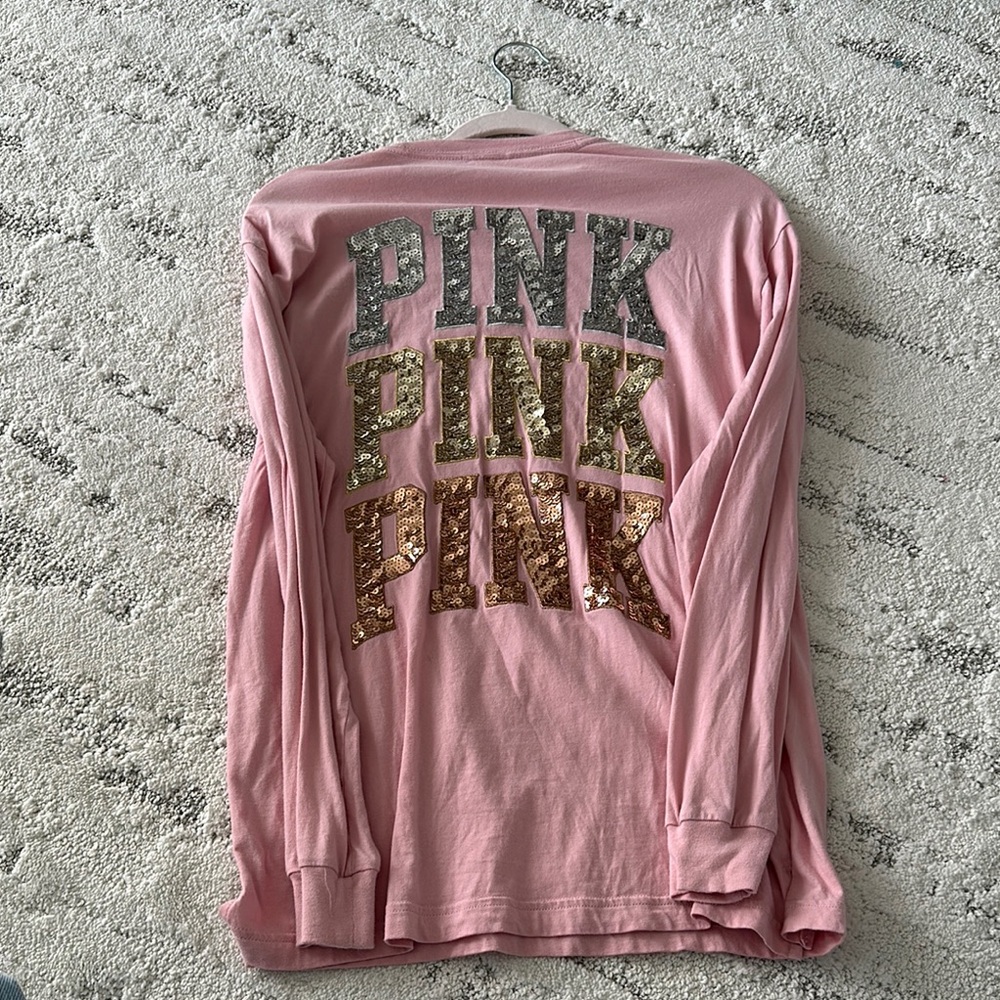 Victoria’s Secret pink long sleeve pink shirt new without tags